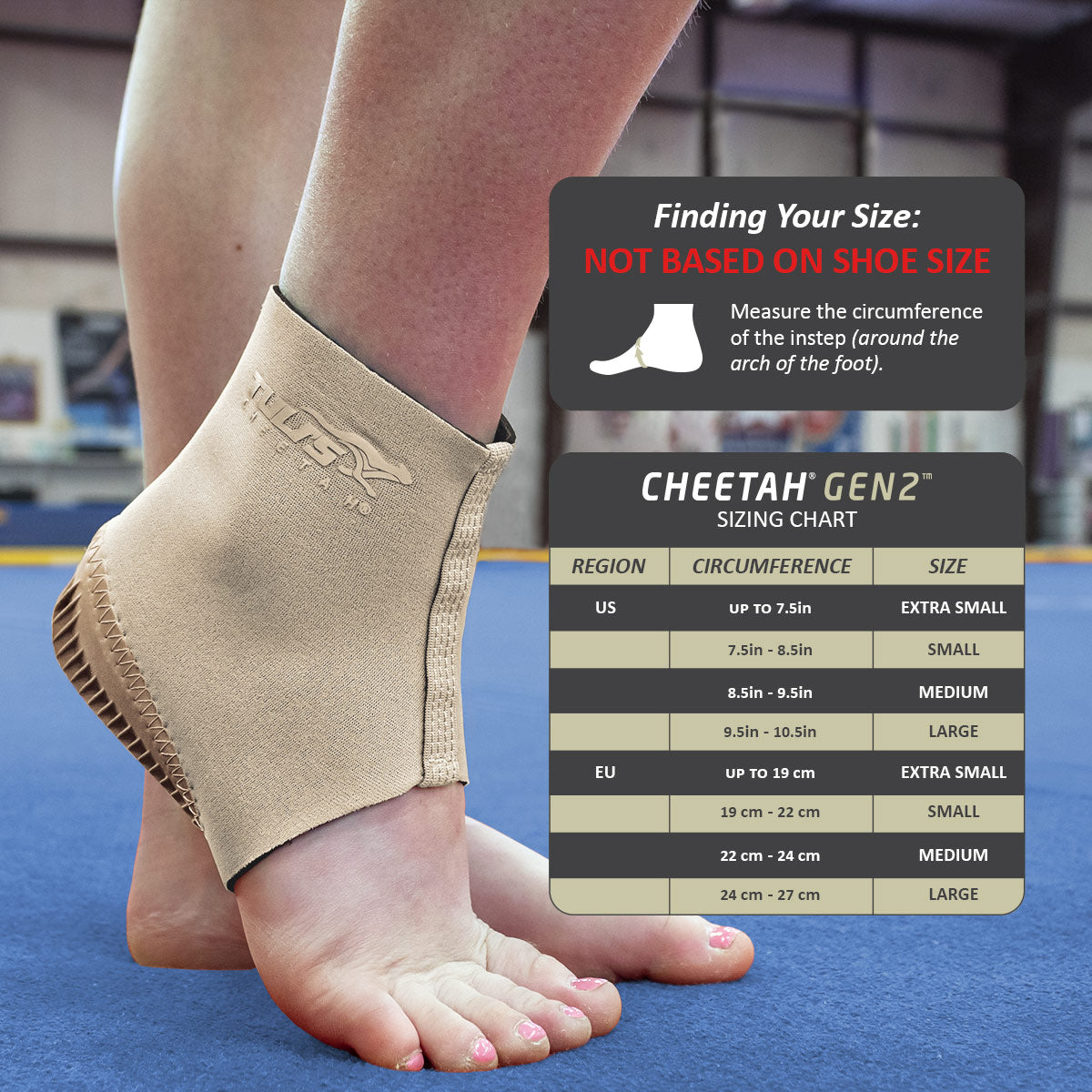 Tuli's Cheetah Gen2 Sizing Chart