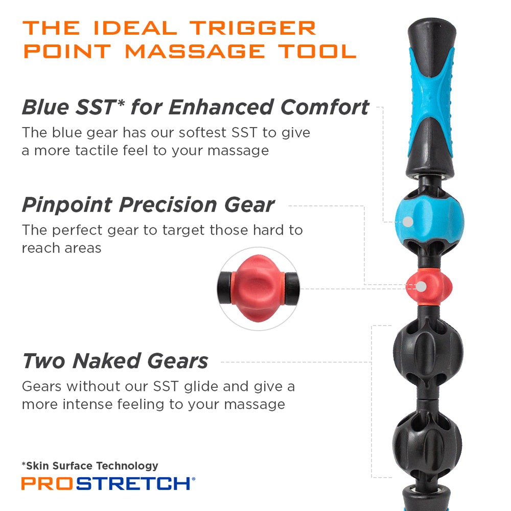 ProStretch Type X2 Stick Massage Roller red precision gear