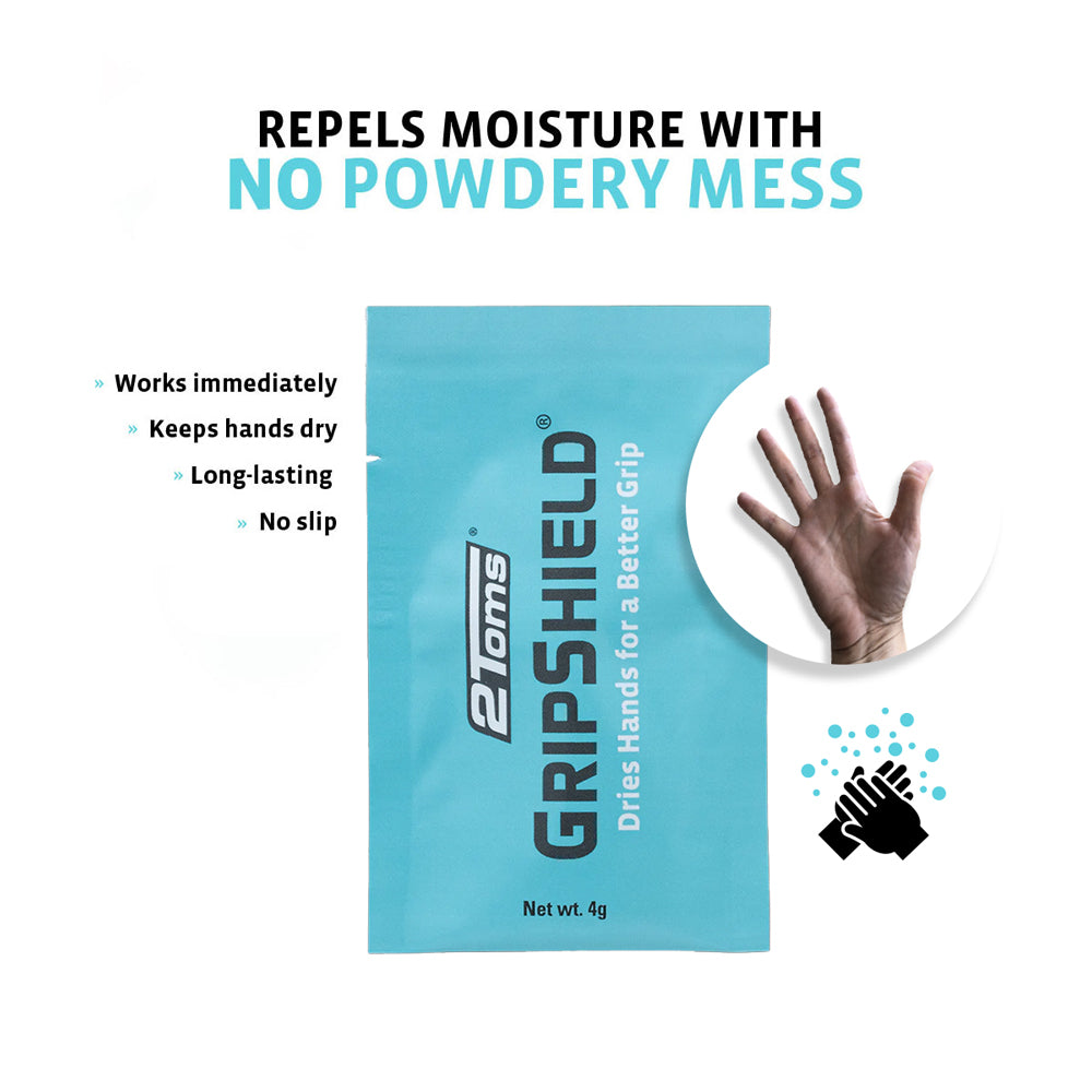 2Toms GripShield repels moisture