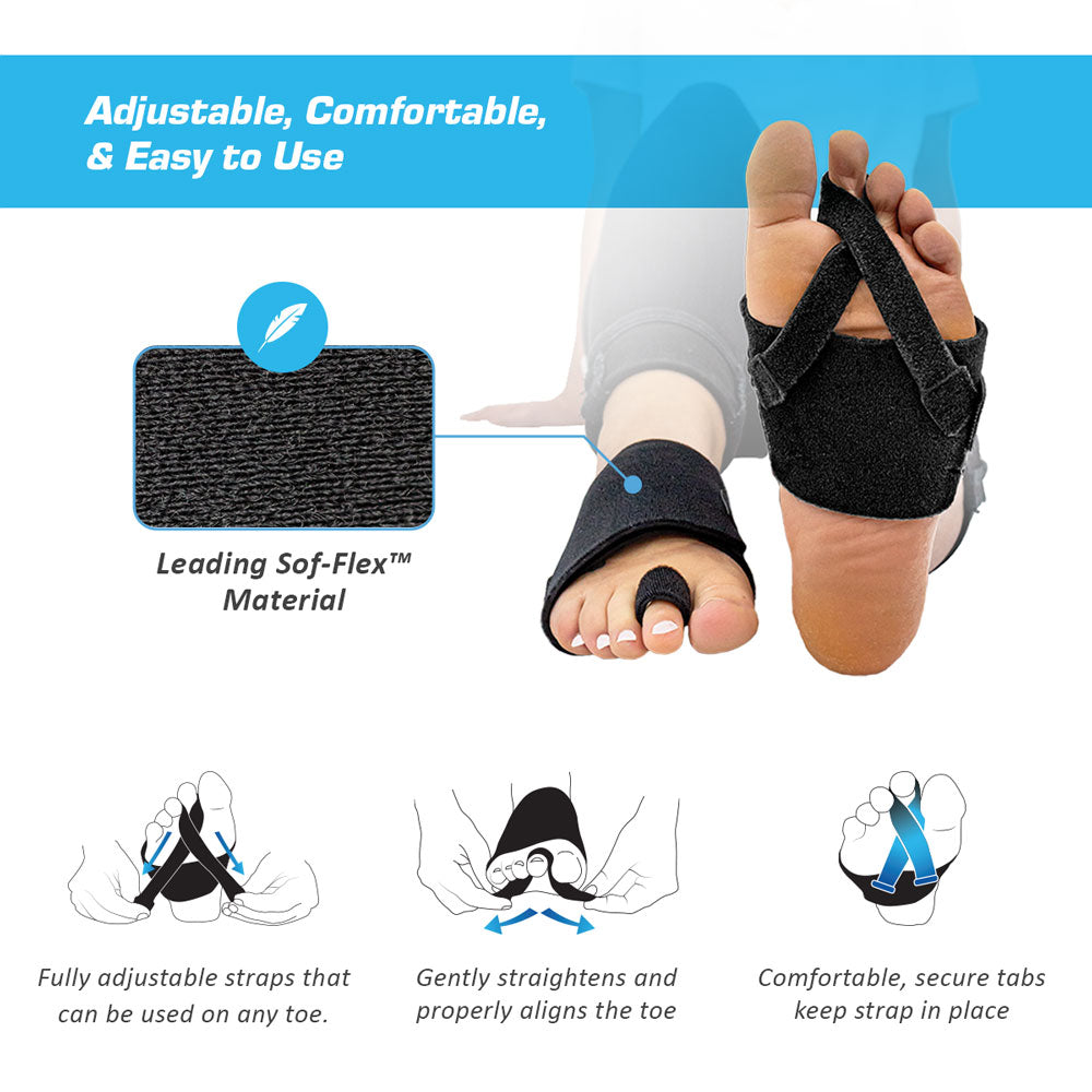 Tuli's HammerRx Toe Straightener close up of material