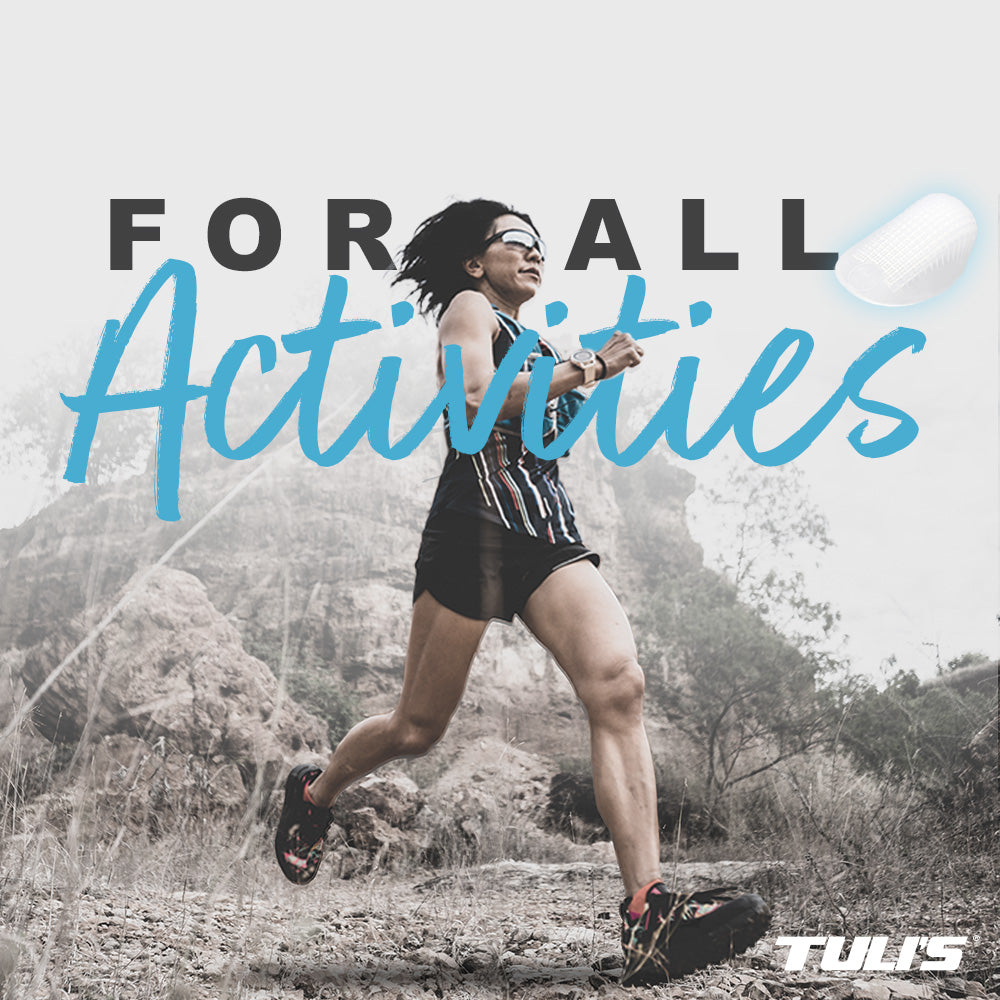 Tuli's Classic GEL Heels works great for all activities
