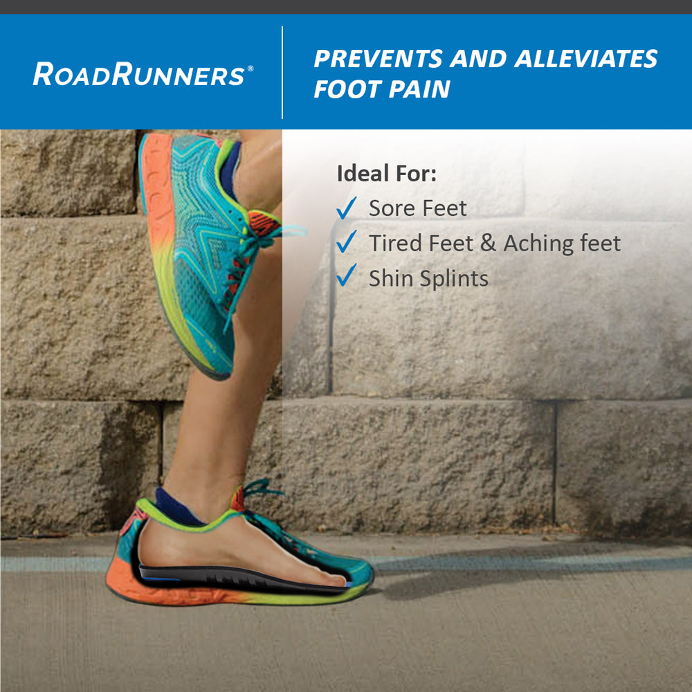 Runner wearing Tuli's RoadRunners Insoles