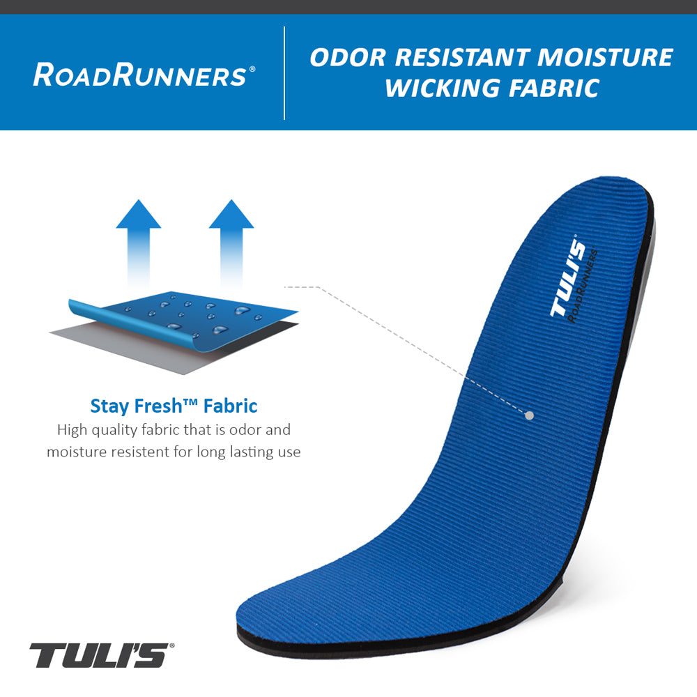 Tuli's RoadRunners Insoles material