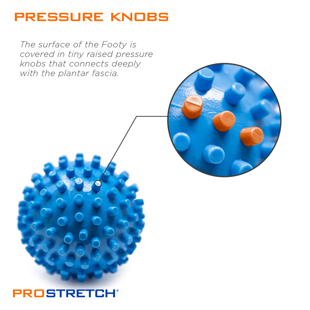 Close up of Footy pressure knobs