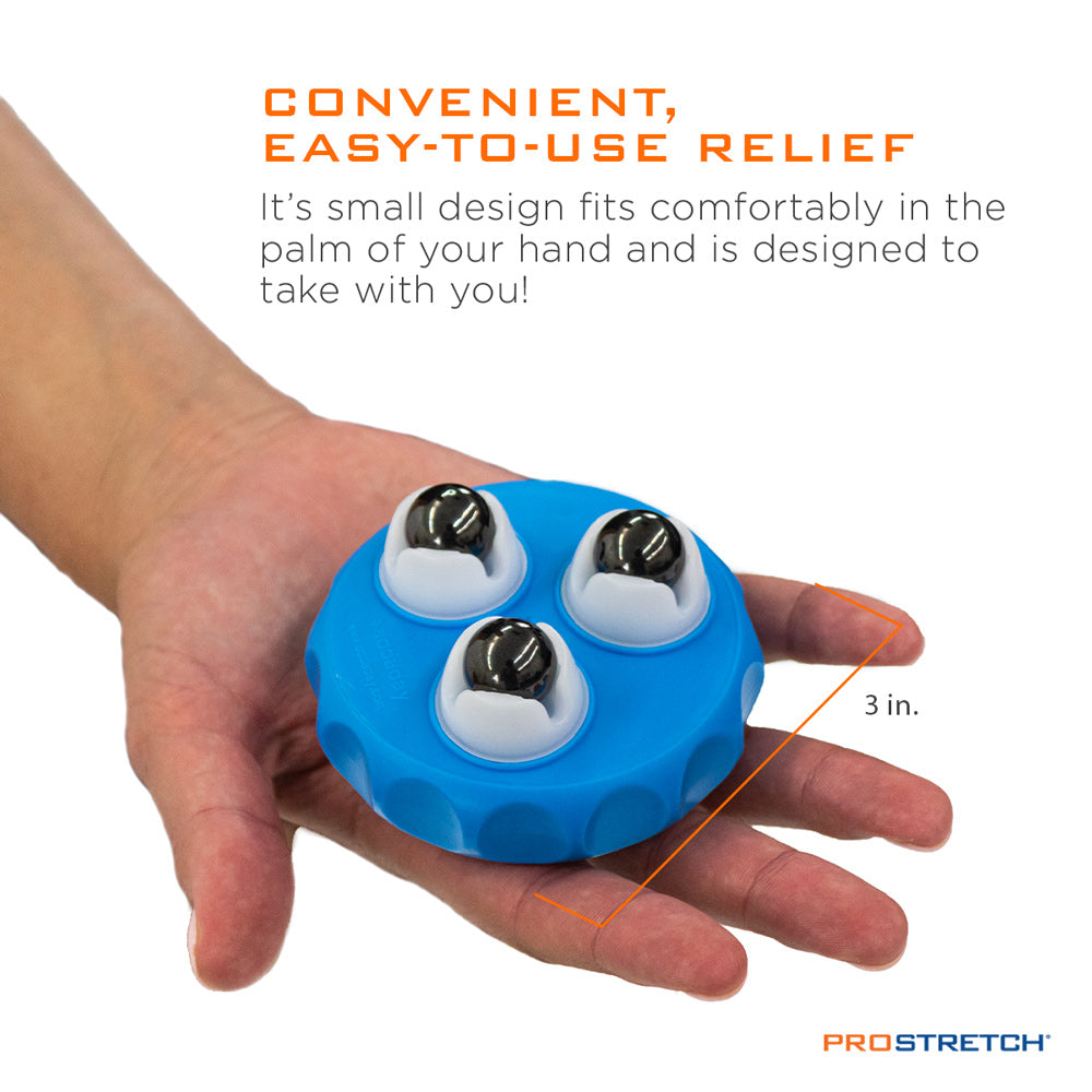 Marble Roller on palm of hand