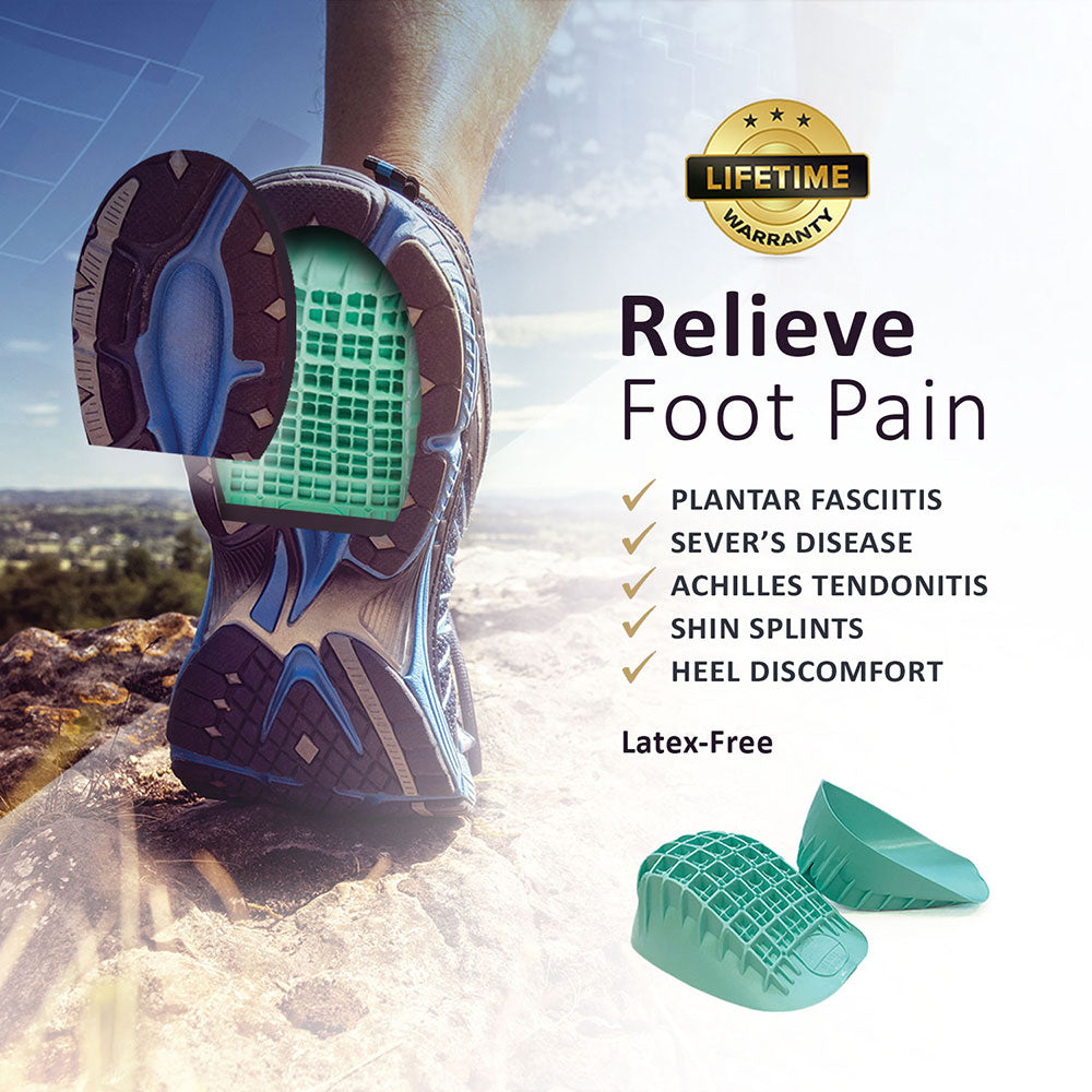 Tuli's heavy Duty Heel Cups relieve foot pain
