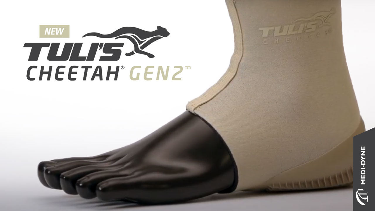 Tuli's® Cheetah® Gen2™ Heel Cup With Compression Sleeve for Gymnasts and Dancers Video