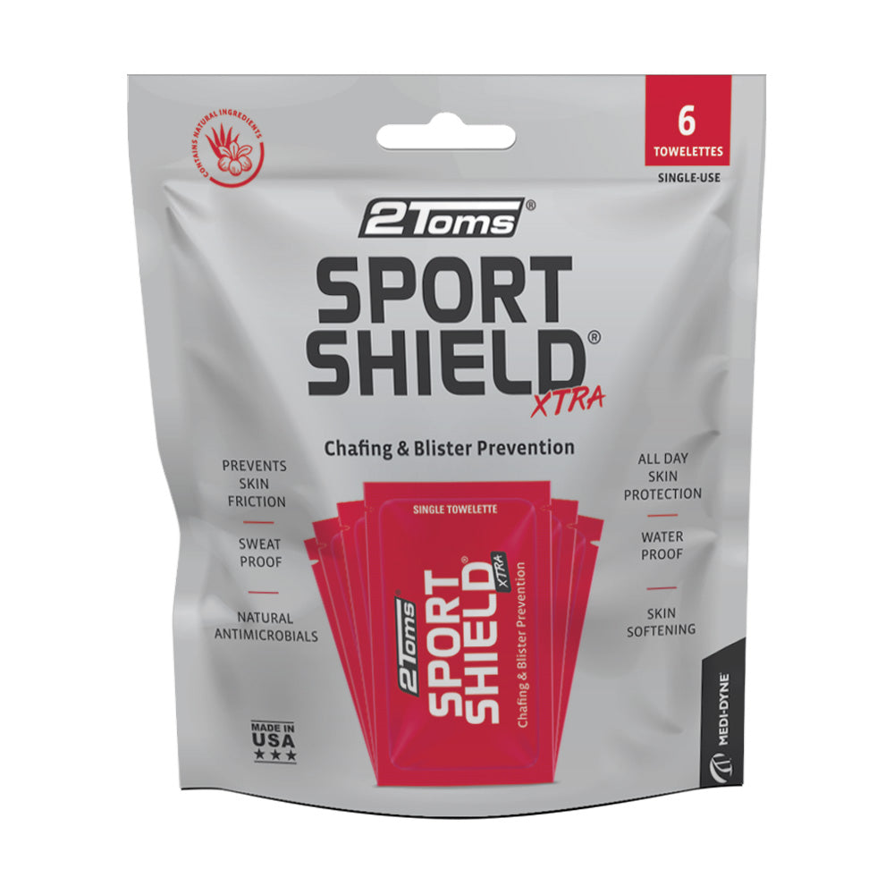 2Toms SportShield XTRA 6-Pack Towelettes