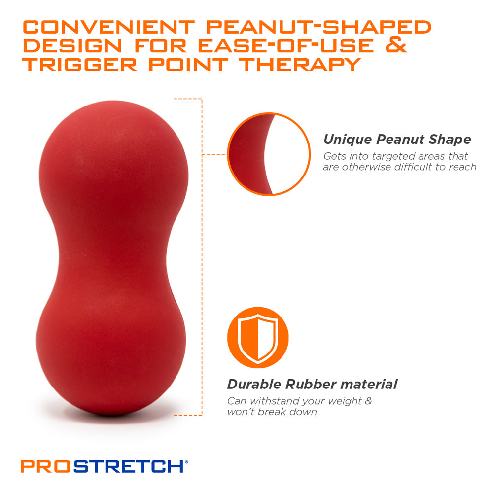 ProStretch Peanut Foam Roller shape