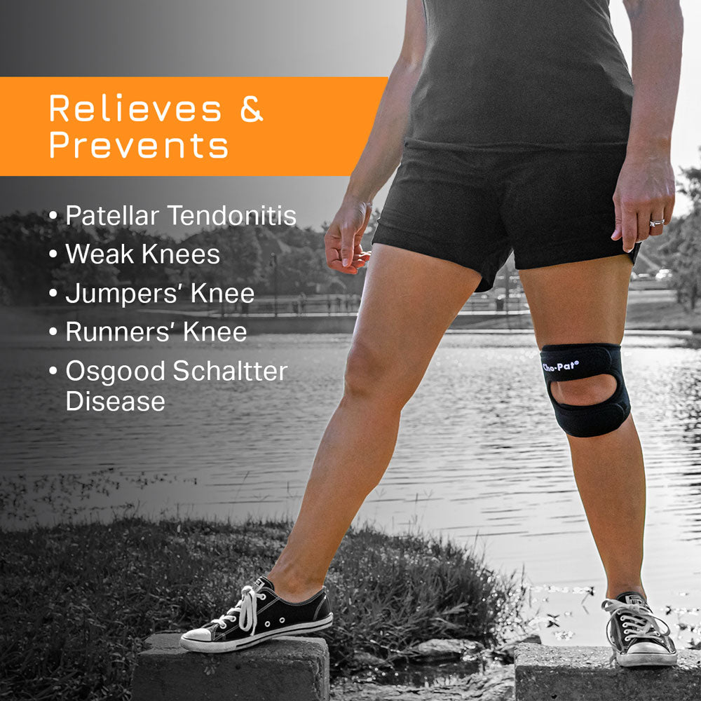 Cho-Pat Dual Action Knee Strap benefits