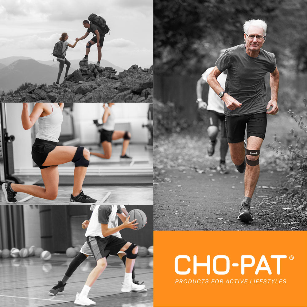 Cho-Pat Dual Action Knee Strap lifestyle usage